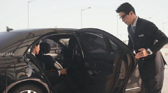 하이엔의 고급택시 서비스 모습  하이엔 제공